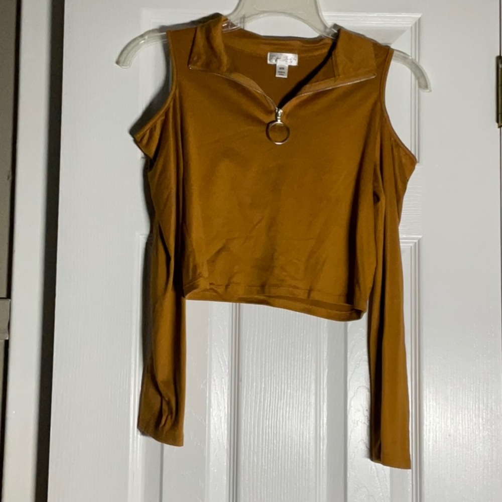 Mustard Crop Top